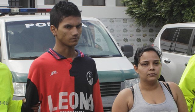 Brayan Aparicio Sánchez y Jennifer Katherine Cano Rojas fueron enviados a la cárcel. Cortesía