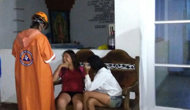 Los estudiantes completaban más de doce horas extraviados Suministrada
