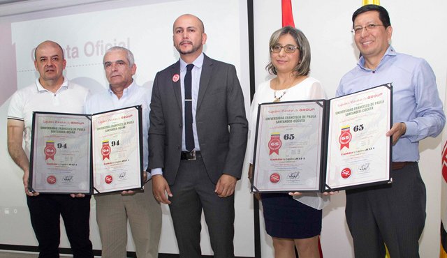 Alexis Álvarez Castrillón, Édgar Antonio Sánchez Ortiz, Carlos Roberto Peña Barrera, Claudia Elizabeth Tolosa Martínez y Jhon Suárez.
Alfredo Estévez