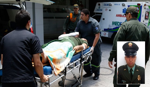 Los uniformados heridos fueron trasladados a la clínica San José de Cúcuta, donde se recuperan de las lesiones. El fallecido es el patrullero Jhorman Arley Sierra Álvarez, de 22 años. Mario Franco