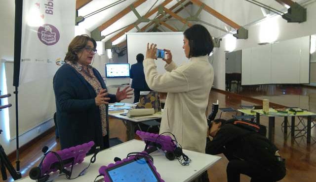 La ministra de Cultura, Mariana Garcés Córdoba, fue la encargada de dar a conocer el balance de los siete años del programa ‘Leer es mi cuento’. Colprensa
