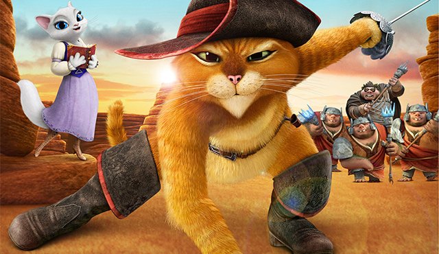 "Las aventuras del gato con botas".
Tomada de Internet