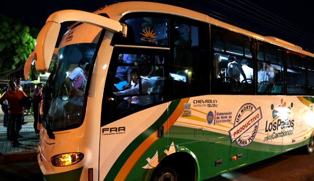 Los buses tienen una inversión de $250 millones de la Gobernación y otros $50 millones de la Alcaldía de Los Patios. Cortesía