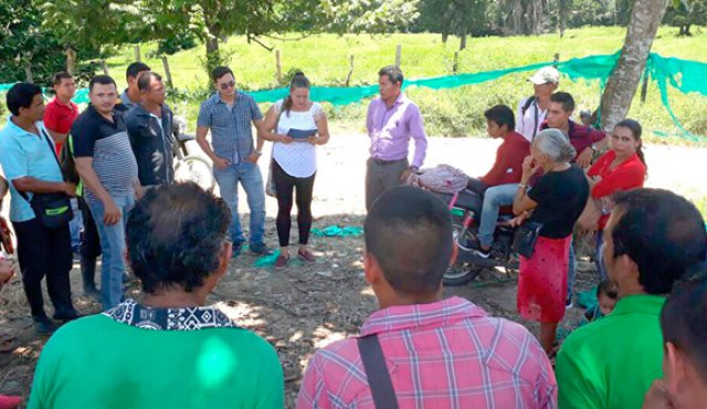 En el municipio de El Tarra los damnificados de la ola invernal de 2010-11 aún esperan el desembolso de subsidios para programas de vivienda de interés social. Cortesía