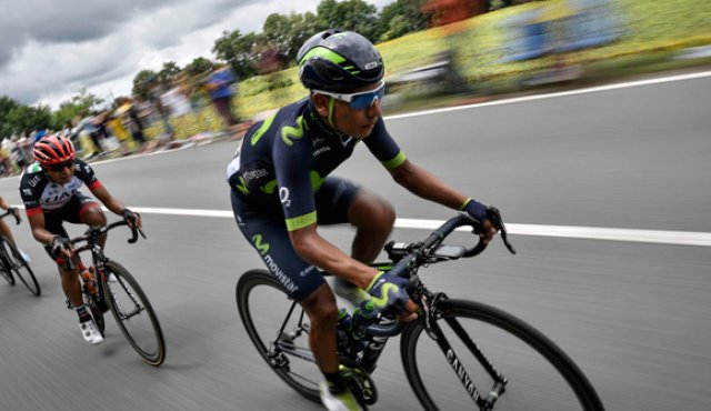 Nairo Quintana es el principal referente del ciclismo colombiano. El boyacense, de 27 años, es uno de los ciclistas más fuertes del World Tour, y el líder del Movistar Team. Colprensa