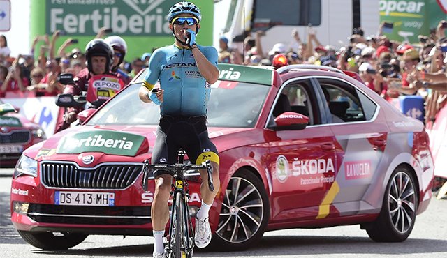 Miguel Ángel López ganó dos etapas de la Vuelta. AFP
