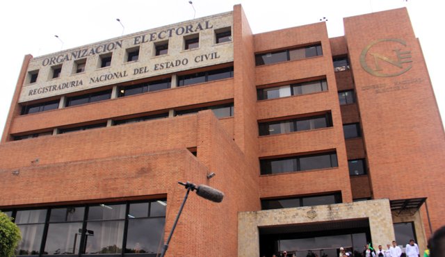 La Registraduría puso en conocimiento de esta situación al Consejo Nacional Electoral. Colprensa