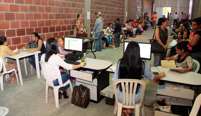 Para evitar que continúe la venta de citas, la Registraduría habilitó un punto de atención. Cortesía