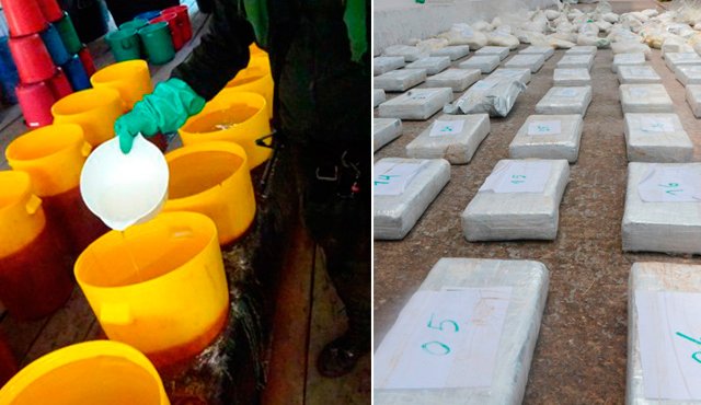 La droga decomisada está avaluada en aproximadamente 5 mil millones de pesos, en el mercado colombiano, y 59 millones de dólares, en el mercado europeo. Policía Nacional