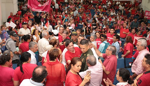 El teatro avenida fue el escenario elegido para la presentación del nuevo proyecto político del exministro Juan Fernando Cristo, quien ahora buscar convertirse en el candidato a la Presidencia del Partido Liberal. Obando