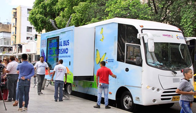 El bus del turismo estará seis días en Cúcuta para aclarar dudas a todos los habitantes sobre los diferentes programas que el Gobierno tiene con este sector. Obando