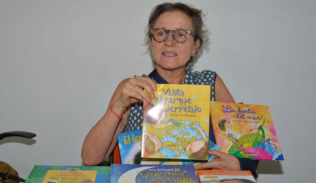 Nora Aristizábal, natural de Medellín y escritora de literatura infantil. Colprensa
