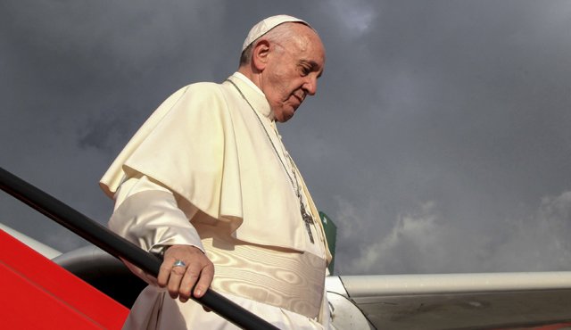 Papa Francisco en Colombia. AFP