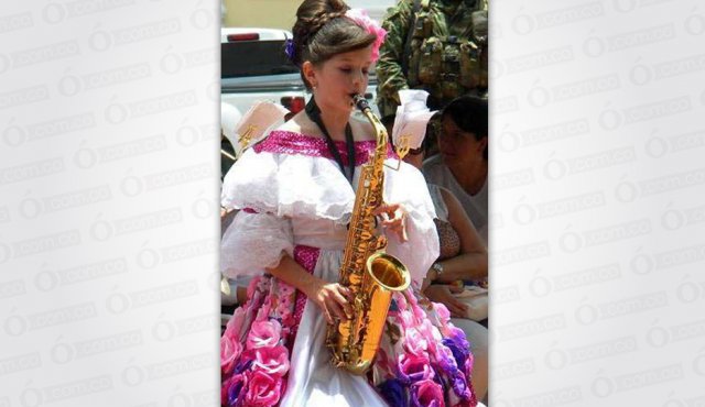 La niña Nayarha Hafeth Sánchez Casadiego se destaca en el mundo del arte. Cortesía