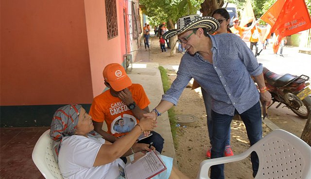 El exalcalde de Santa Marta, Carlos Caicedo, anunció en marzo pasado su aspiración a la Presidencia, con el apoyo de firmas. Cortesía