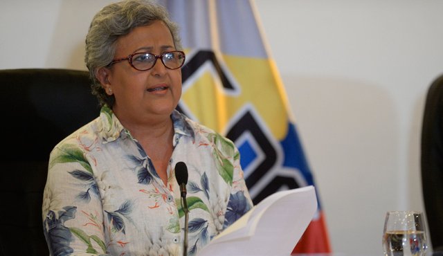 Tibisay Lucena, presidenta del CNE, aseguró que el organismo está listo para garantizar las elecciones regionales del domingo 15 de octubre. Archivo