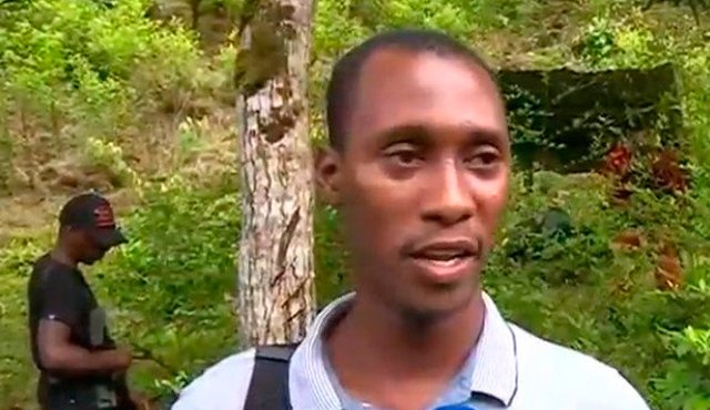 ‘Guacho’ o ‘Cachi’ es el presunto responsable de intimidar a los campesinos de la zona del Tandil- Captura de video
