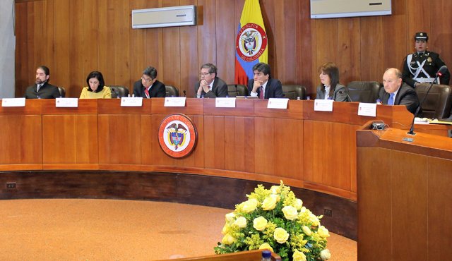 Sala Plena de la Corte Constitucional. Colprensa