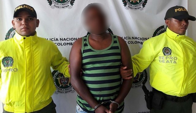 ‘El Negro´, de 35 años, es solicitado por el Juzgado Primero Promiscuo Municipal por el presunto delito punible de acceso carnal violento agravado. Colprensa