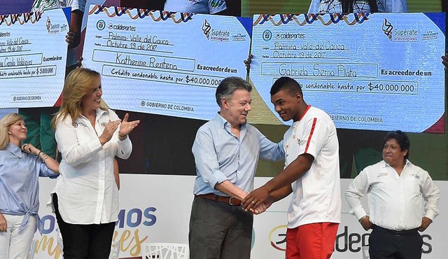 Juan Manuel Santos pedirá al Congreso la creación del Ministerio del Deporte. Archivo