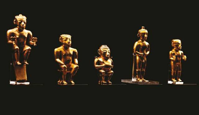 El tesoro Quimbaya es una colección considerada patrimonio natural y arqueológico de Colombia, que consta de 122 piezas que permanecen en el museo de América de Madrid (España). Especial