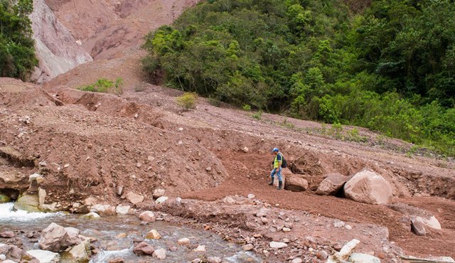 Actualmente, el río Zulia genera procupación por su color rojizo, derivado de este deslizamiento, en Arboledas. Cortesía