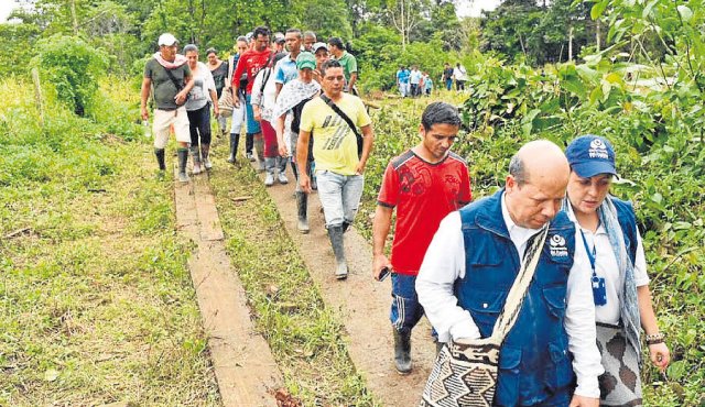 La Defensoría del Pueblo y organizaciones no gubernamentales, defensoras de los derechos humanos, señalaron que la Fuerza Pública tuvo gran responsabilidad en la masacre de la vereda El Tandil. Colprensa