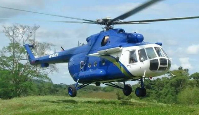 El piloto del MI-17 de la empresa Helistar se vio obligado a aterrizar de emergencia. Referencial