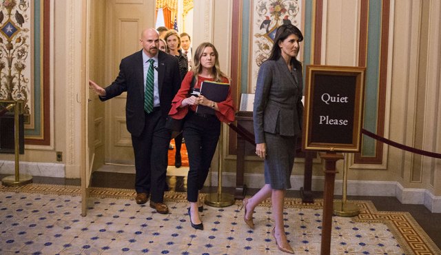 La embajadora estadounidense en la ONU, Nikki Haley, dirigirá la reunión informal del Consejo de Seguridad el lunes próximo que discutirá la crisis en Venezuela. AFP