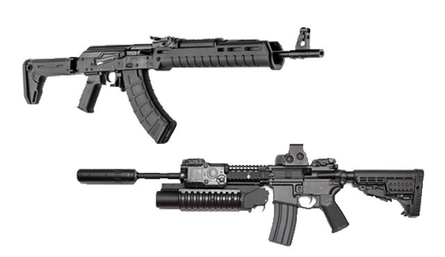 Las metrallas del AK-47 y el AR-15 han estremecido a América Latina, en manos de ejércitos y grupos armados clandestinos. Tomada de internet