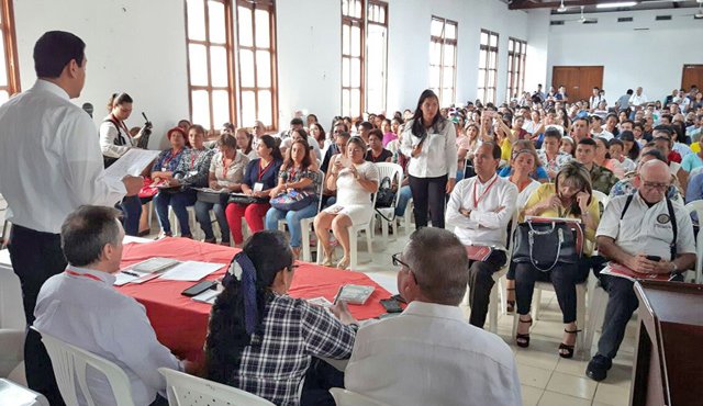 Según el Gestor de Paz del Eln, Eduardo Martínez, se están llevando todos los aprendizajes de las comunidades a la mesa de diálogo de Quito. Cortesía