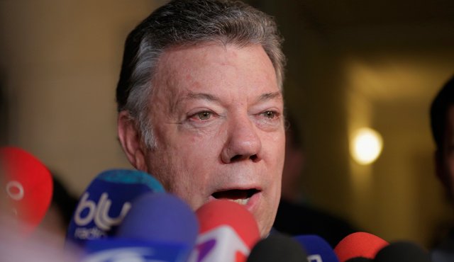 El presidente Santos dijo también que no desea dejarle al próximo gobierno un país polarizado. Colprensa