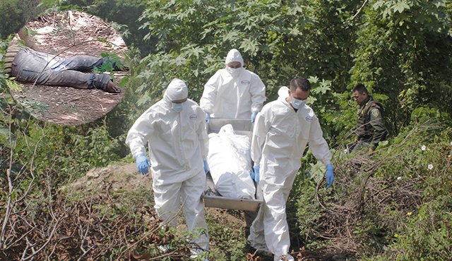 El aterrador descubrimiento ocurrió en el sector de Villa Camila. Cristian Herrera