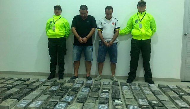 Los detenidos quedaron a disposición de la Fiscalía y deberán responder por el delito de tráfico fabricación o porte de estupefacientes. Policía Nacional