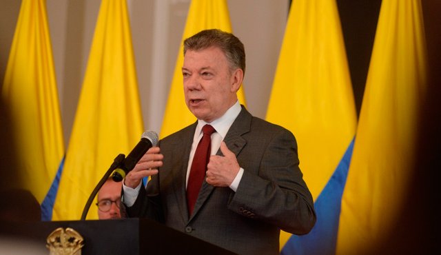 Santos afirmó que las diferencias en torno a las Circunscripciones de Paz hay que dejarlas en las manos de los jueces para que las diriman. Colprensa
