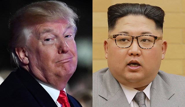 Donald Trump y Kim Jong-Un. AFP