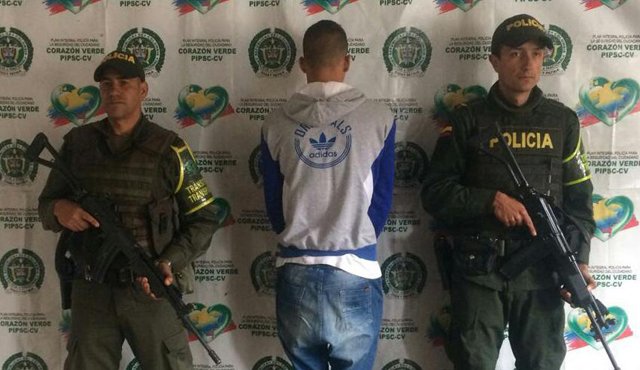 El venezolano fue capturado por el delito de hurto. Policía