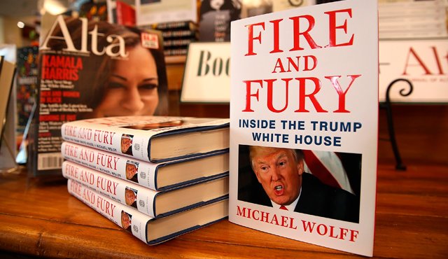Este viernes salió a la venta un libro sobre su turbulenta Casa Blanca: ‘Fire and Fury’ (‘Fuego y Furia’), de Michael Wolff. AFP