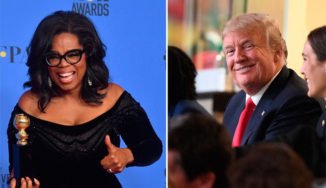 El apasionado discurso de Winfrey el domingo en la gala de los Globos de Oro al recibir un premio honorífico reavivó rumores sobre una eventual candidatura presidencial. AFP