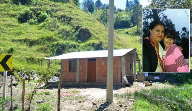 En la orilla de la carretera de la vereda Chichirá, zona rural de Pamplona, está ubicada la casa donde ocurrió el macabro hecho. Edinsson Figueroa