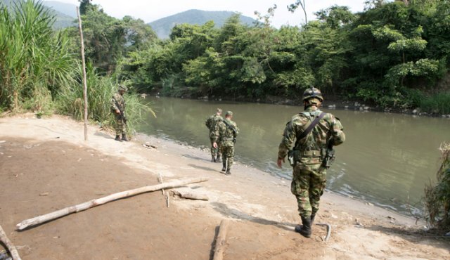 Diez pelotones se encargarán de garantizar la seguridad y la soberanía en estas trochas. Ejército Nacional
