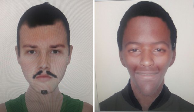 Las autoridades ya tenían los retratos hablados de los dos presuntos venezolanos que habrían cometido el crimen. Cortesía