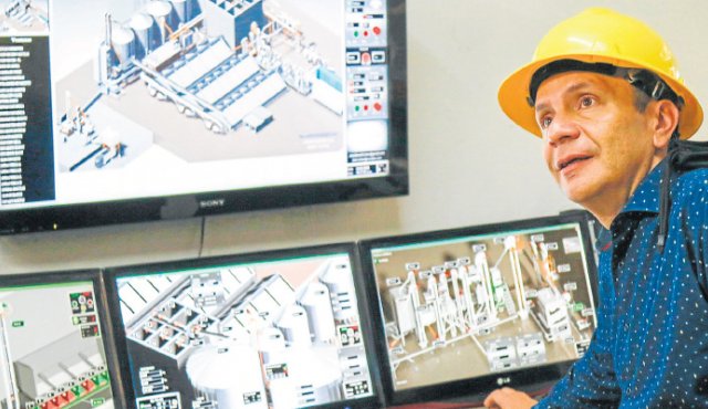 Guillermo Infante, gerente de Coagronorte, destacó que tienen uno de los molinos más tecnificados del país. Alfredo Estévez