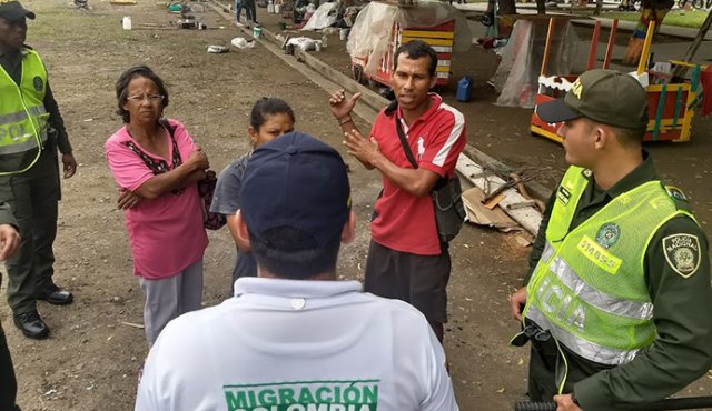 El Gem recorrió los parques del centro de Cúcuta en busca de aquellos venezolanos que están de manera irregular en la ciudad. Alfredo Estévez