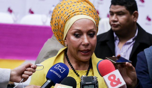 Piedad Córdoba, candidata presidencial. Colprensa