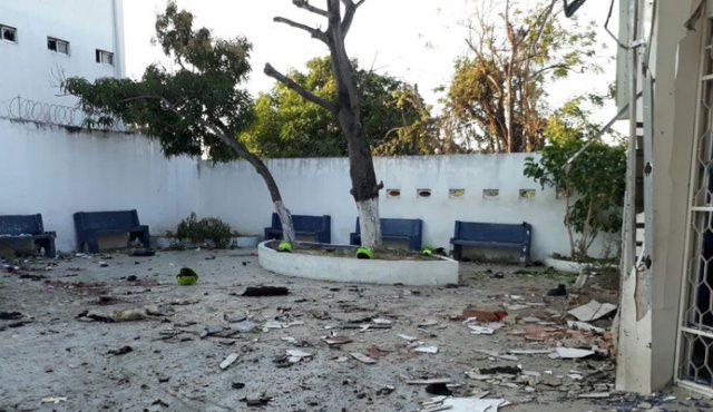 Atentado en CAI de policía de Barranquilla. Colprensa
