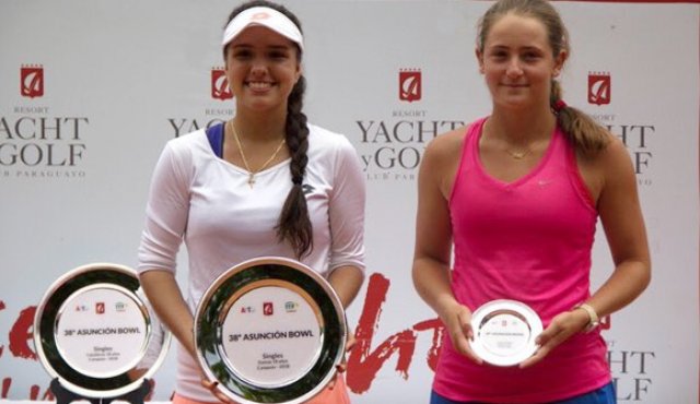 Este sábado se coronó campeona del Asunción Bowl, torneo Grado uno del Circuito Internacional de Tenis. Twitter