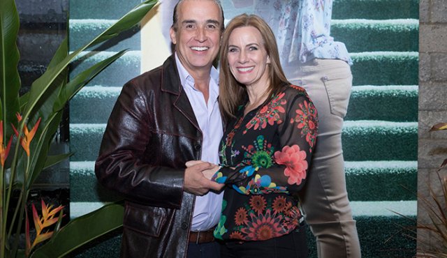 Luis Eduardo Motoa y Kristina Lilley. Cortesías