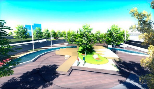 Así se verá el separador de la avenida 17 que pasa por varios barrios de la ciudadela Juan Atalaya. Especial