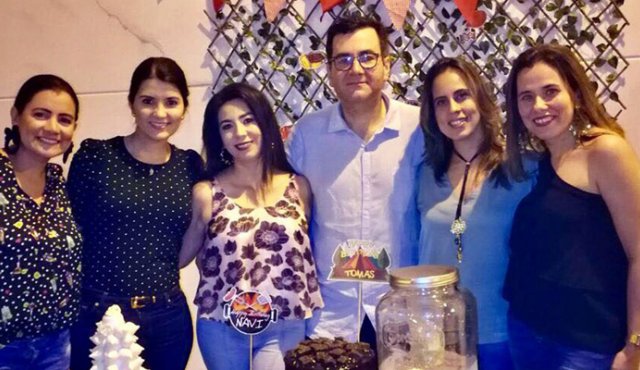 Gisela Fuentes, Alejandra Bacca, Marcela Castañeda, Navi Lamk, Martayita Gutiérrez y Carolina Serrano. Laura Correal